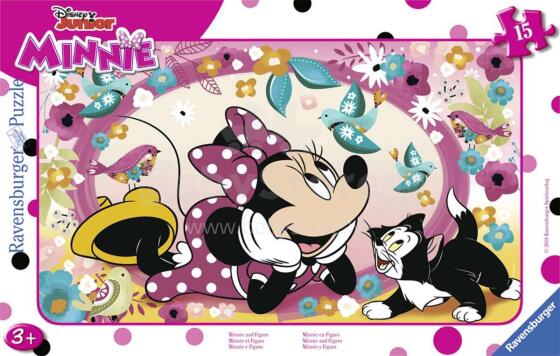 Ravensburger Puzzle Minnie Art.R06158 Bērnu puzle,15gb.