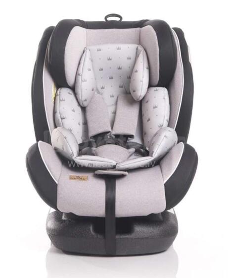 Lorelli Corsica Isofix Art. 10071262094 Grey Crowns  Детское автокресло 0-36 кг