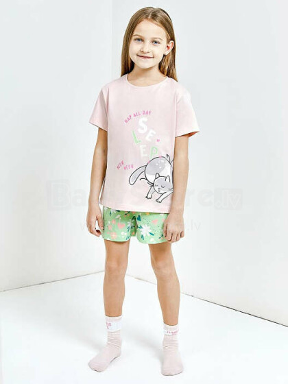 Mark Formelle Pyjama Art.567727  Детская хлопковая пижамка кофточка+шорты