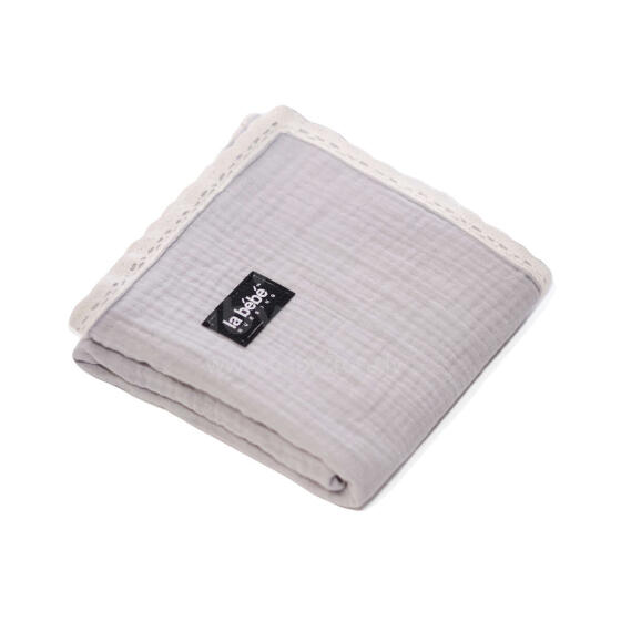 La bebe™ Muslin Blanket Art.132868 Grey