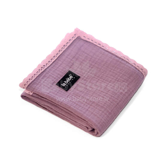 La bebe™ Muslin Blanket Art.132914 Violet