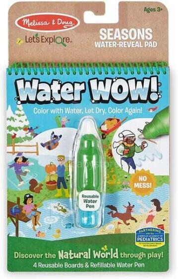 Melissa&Doug Water Wow Art.40820  Krāsojāmās lapas