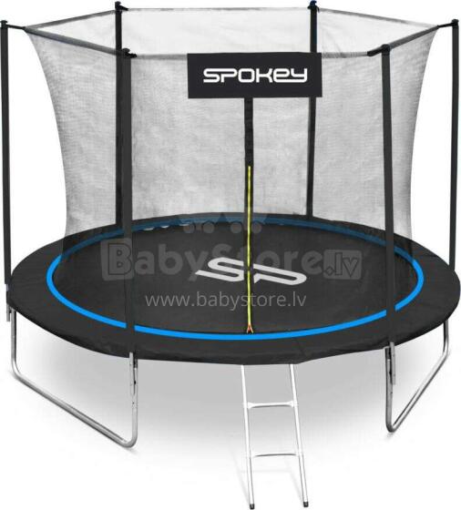 Spokey Trampoline Jumper Art.927878 Складной Батут с защитной сеткой, 2,44м