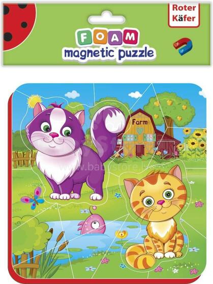 Roter Käfer Foam Magnetic Puzzle Art.RK5010-05 mīkstā, magnētiska puzle   (Vladi Toys)