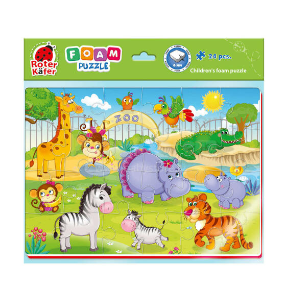 Roter Käfer Foam Puzzle Art.RK6020-06 Mīkstā puzle   (Vladi Toys)