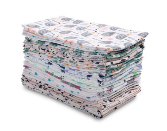 Bebe Basic Flannel Art. Colors 067 Хлопковая фланелевая пелёнка 1 шт., 80x80 см
