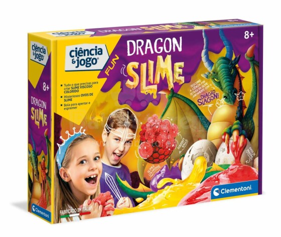 Clementoni Dragon Slime Art.50368 Komplekts Izdari pats Slaims