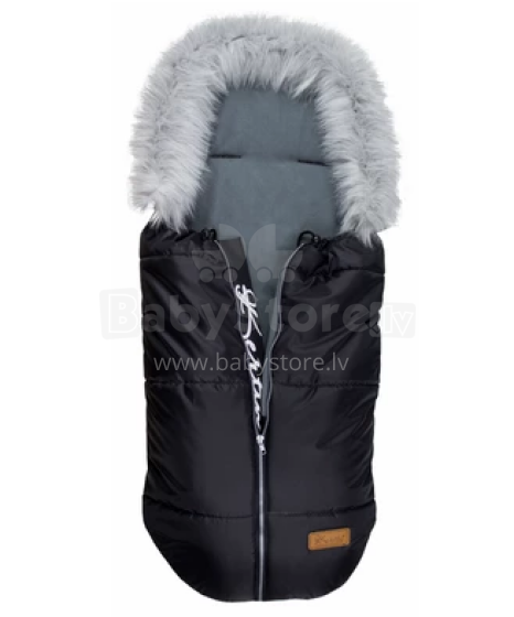 Kerttu Aspen Winterproof Art.133579 Black  Тёплый конвер в коляску/автокресло