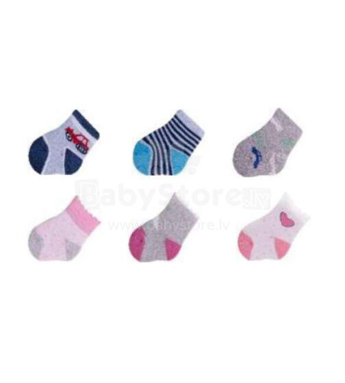 Zeķes frotē BABY 6-9 mēn. GIRL SKF/BABY