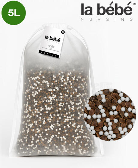 La Bebe™ Light Refill 5 L Art.133590 Piepildījums pufiem un sēžammaisiem (DIY)  – polistirola bumbiņas + griķu sēnalas maisījumā