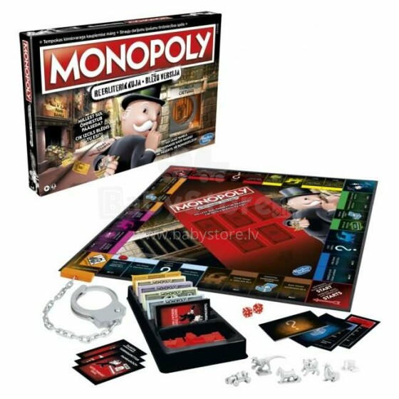 Monopoly Art.E1871EL Galda spēle Blēžu Versija (Latviešu val.)
