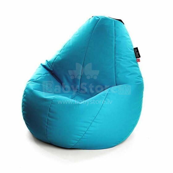 Qubo™ Comfort 90 Wave Blue POP FIT пуф (кресло-мешок)