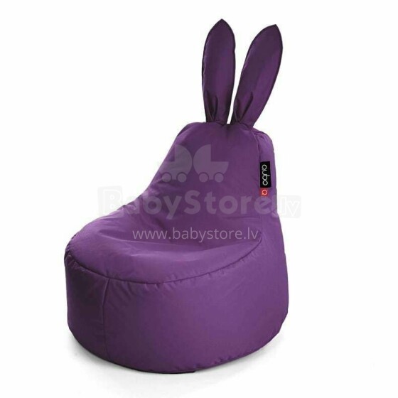 Qubo™ Baby Rabbit Plum POP FIT sēžammaiss (pufs)