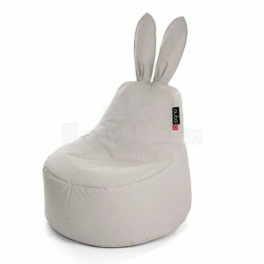 Qubo™ Baby Rabbit Silver POP FIT beanbag