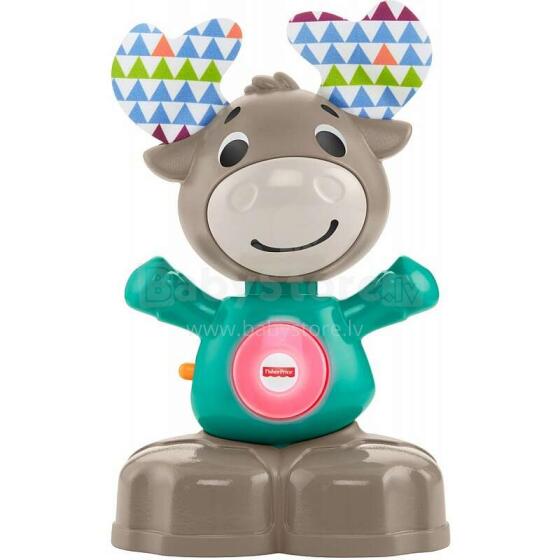 Fisher Price Musical Moose Art.GXR03 Interaktīva rotaļlieta Muzikālais Alnis (latviešu.val)
