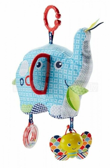 Fisher Price Activity Elephant Art.FDC58 Плюшевая  игрушка для коляски/автокресла/кроватки