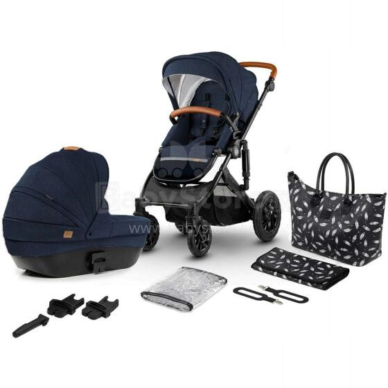 KinderKraft Prime  2 in1 Art.KKWPRIMNAVY200 Deep Navy  Universālie rati 2 in1
