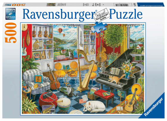 RAVENSBURGER puzle The Music Room, 500gab., 16836