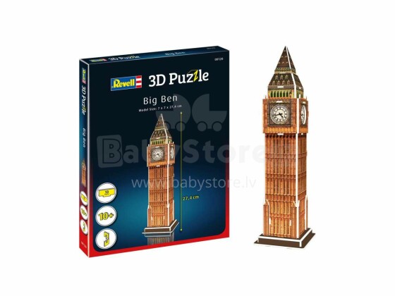 REVELL 3D puzle Big Ben, 13gab., 00120