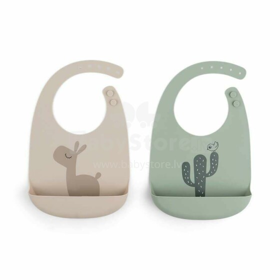 Done by Deer seilinukas Silicone 2-pack Lalee Sand-Green