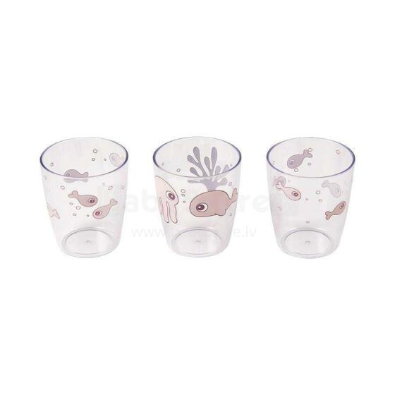 Done by Deer Yummy mini glass 3 pcs Sea friends, Powder 120 ml