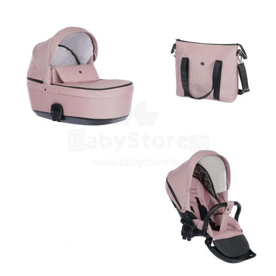 NordBaby Active Plus Misty Rose Art.244029 Комплект люлька+прогулочный блок+сумка