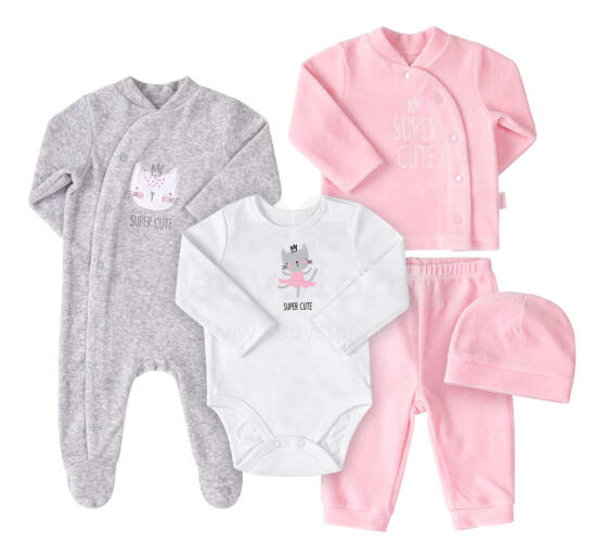 Bembi Baby Set Art.KP244-9X0 Bērnu komplektiņš no 5 daļam