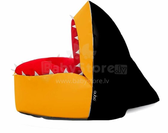 Qubo™ Red Sea Shark Art.134920  minkšti pupelių maišeliai, pupelių krepšys
