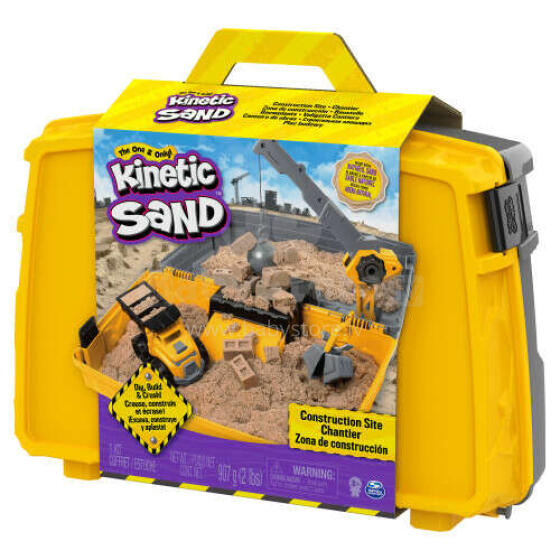 KINETIC SAND Kinētiskās smiltis saliekama smilšu kaste