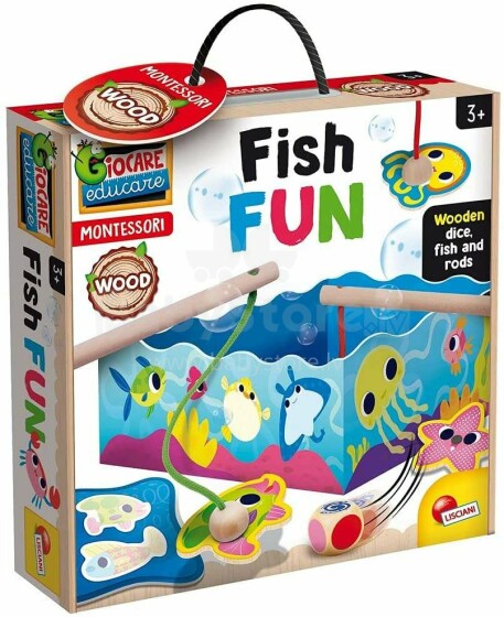 Lisciani Giochi Monstessori Fish Fun  Art.85828 Монтессори Мой Аквариум