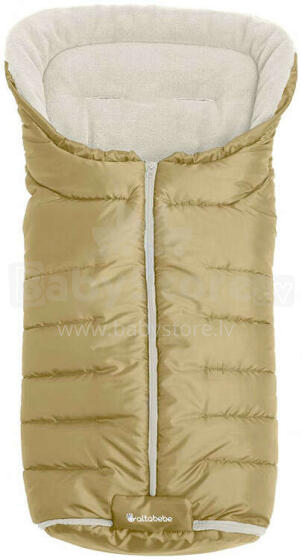Alta Bebe Baby Sleeping Bag Active Art.AL2201-08 Beige Bērnu ziemas siltais guļammaiss