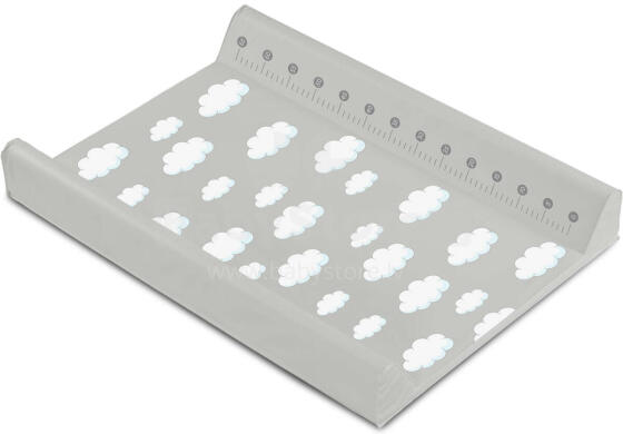 Sensillo Changing Pad Art.135367 Clouds Grey  Pārtināma virsma ar stingro pamatni