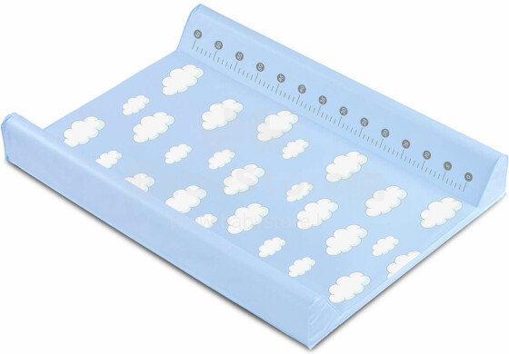 Sensillo Changing Pad Art.135368 Clouds Blue   Доска для пеленания с твёрдым дном