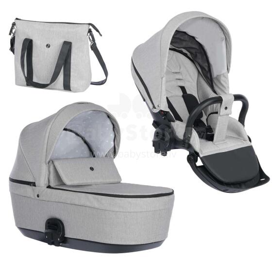 NordBaby Active Plus Desert Taupe Art.244027 Комплект люлька+прогулочный блок+сумка