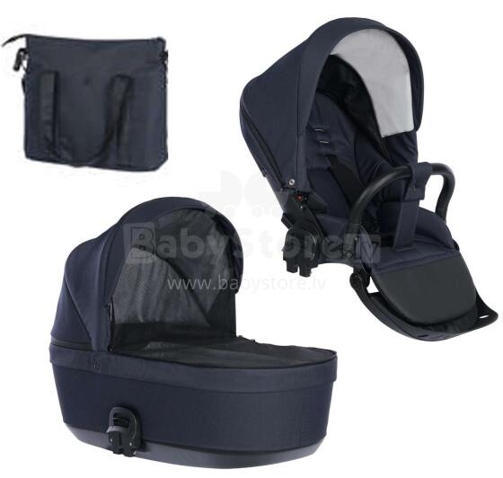 NordBaby Active Plus Orion Blue Art.244024 Комплект люлька+прогулочный блок+сумка