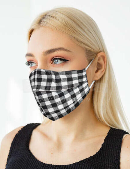 Doctornap Face Mask Art.MSK.2210 Black/White