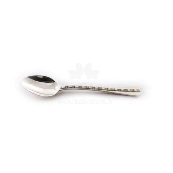 Silver Jewellery Art.STK11262100  Детская серебряная ложка с орнаментом