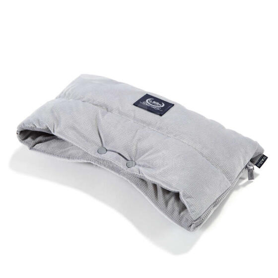 La Millou Winterproof Muff Velvet Art.135658 Dark Grey Silta roku mufta