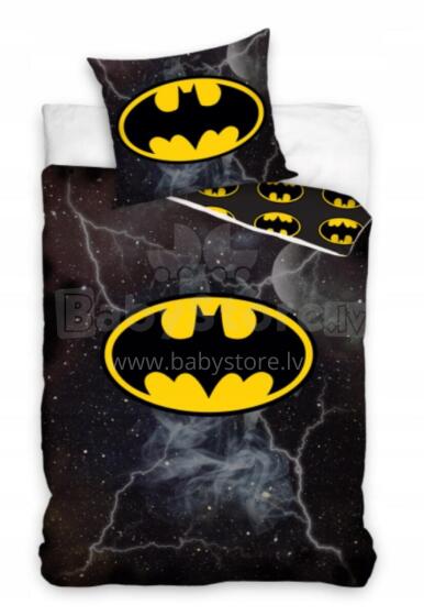 Carbotex Bedding Betmen 140x200/60x70cm Art.BAT186001-13 Kokvilnas gūltas veļas komplekts