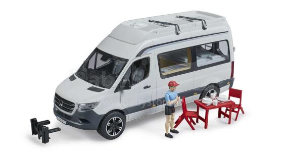 BRUDER MB Sprinter Kemperis ar vadītāju, 02672