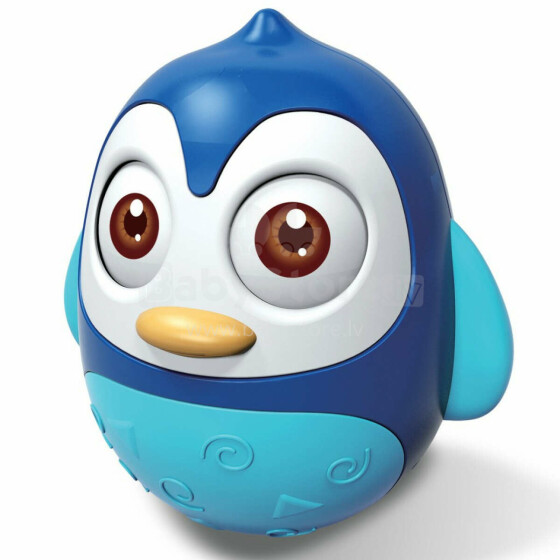 BabyMix Roly Poly Penguin Art.40055 Blue Игрушка-неваляшка Пингвин