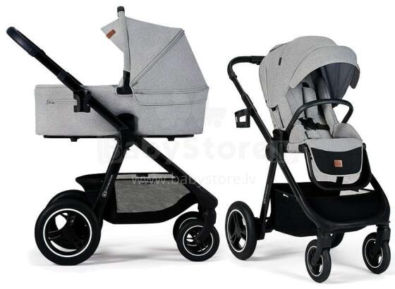 KinderKraft Everyday 2 in1 Art.KSEVER00LGR2000 Light Grey  Universālie rati 2 in1