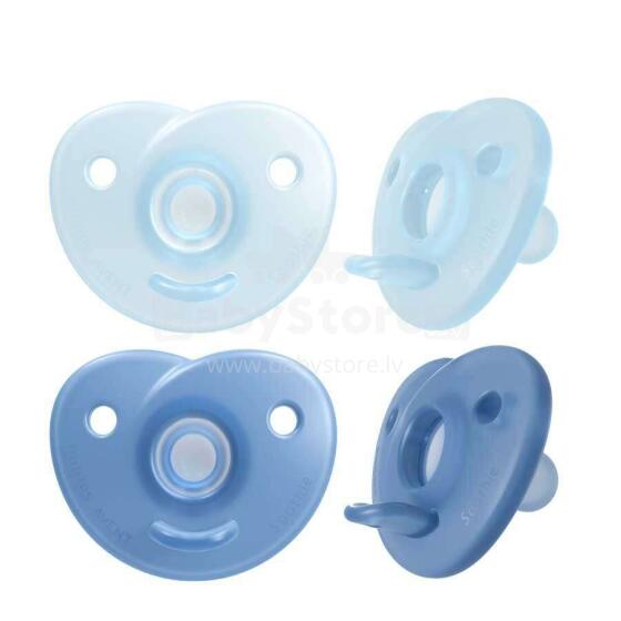 Philips Avent Soothie Art.SCF099/21 silikona māneklītis ar silikona vairogu 0-6M+, 2 gab