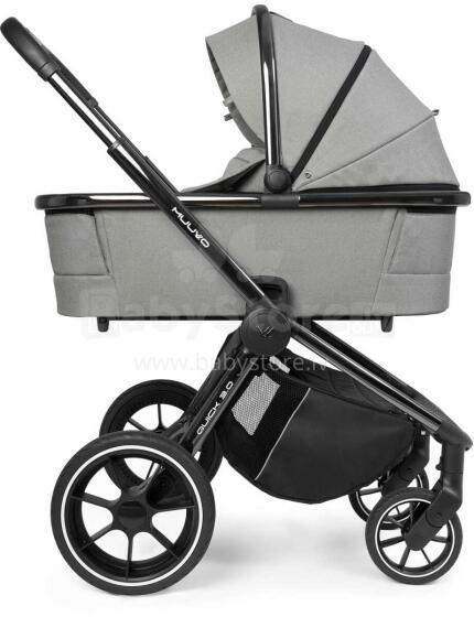 Muuvo Quick 3.0 Gondola  Art.MQ3.0-G-STEEL-GREY Steel Grey  Коляска с Люлькой
