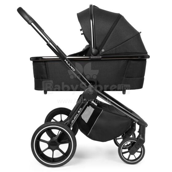 Muuvo Quick 3.0 Gondola  Art.MQ3.0-G-JET-BLACK Jet Black kulbu rati