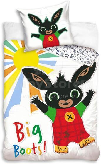 Kidsworld Bedding Bing Art.135975 Kokvilnas gūltas veļas komplekts 140x200/70x90cm