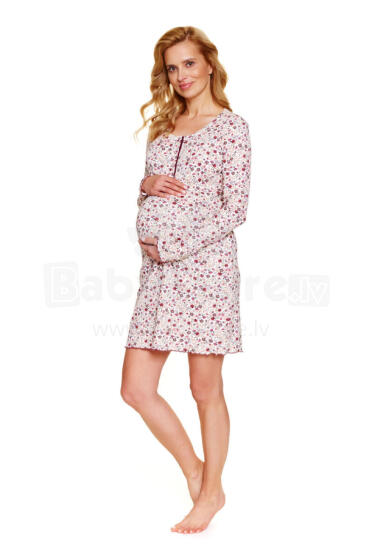 Doctornap Night Dress Art.7308 Kokvilnas naktskrekliņš grūtniecēm/barošanai