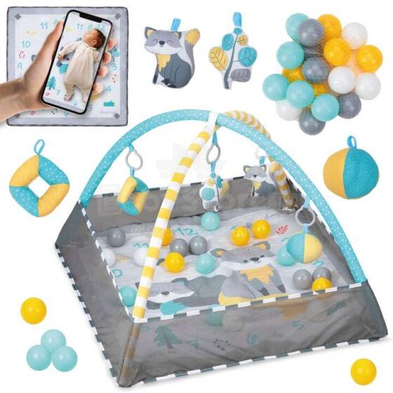 Momi Playmat Lammis Art.MAED00010 Развивающий коврик  с игрушками