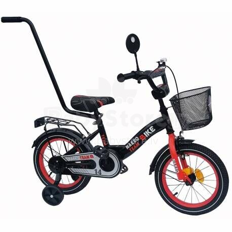 Nakko Team Bike Art.135995 Black  Детский велосипед c надувными колёсами 14'