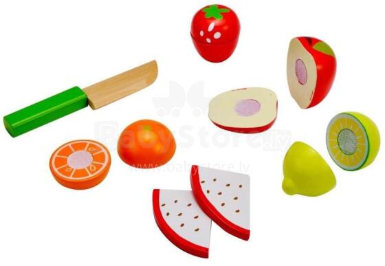 Idena Fruit Art.410.0113 Komplekts no koka  Augļi